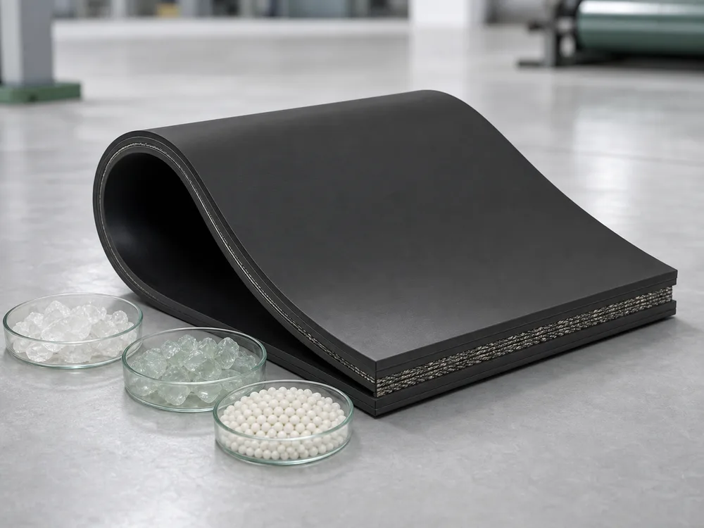 Representative acid-alkaline resistant conveyor belt render