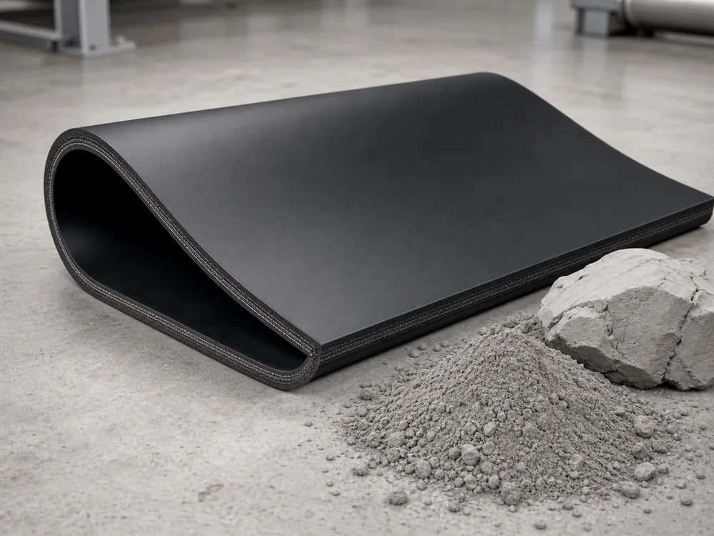 Representative anti-adhesion conveyor belt render